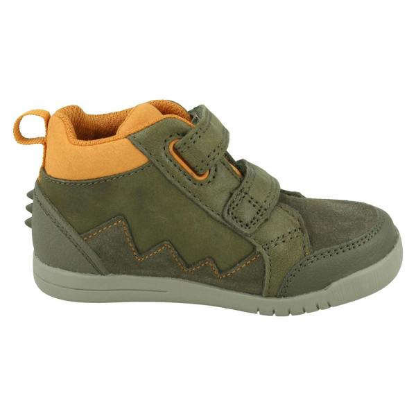 Clarks Boys Clarks Hook & Loop Casual Ankle Boots Rex Park