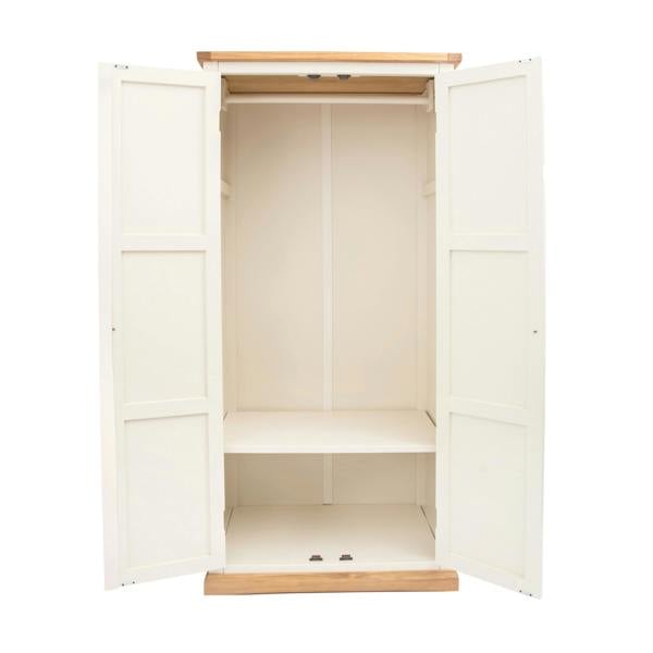 Cabinet Bits Trevi 2 Door Wardrobe Wood Knob