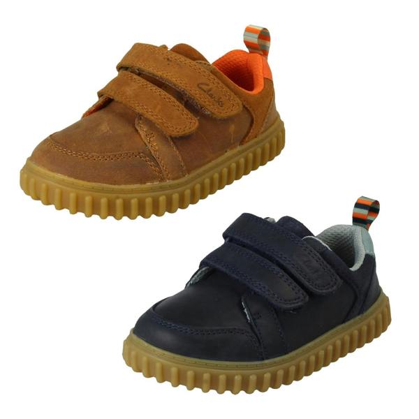 Clarks Boys Clarks Twin Strap Casual Shoes - Cove Pop T