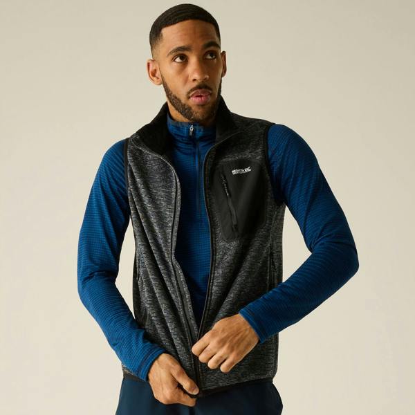 Regatta Mens Newhill Fleece Body Warmer - Ash - 