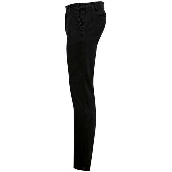 SOLS Mens Jules Chino Trousers - Black