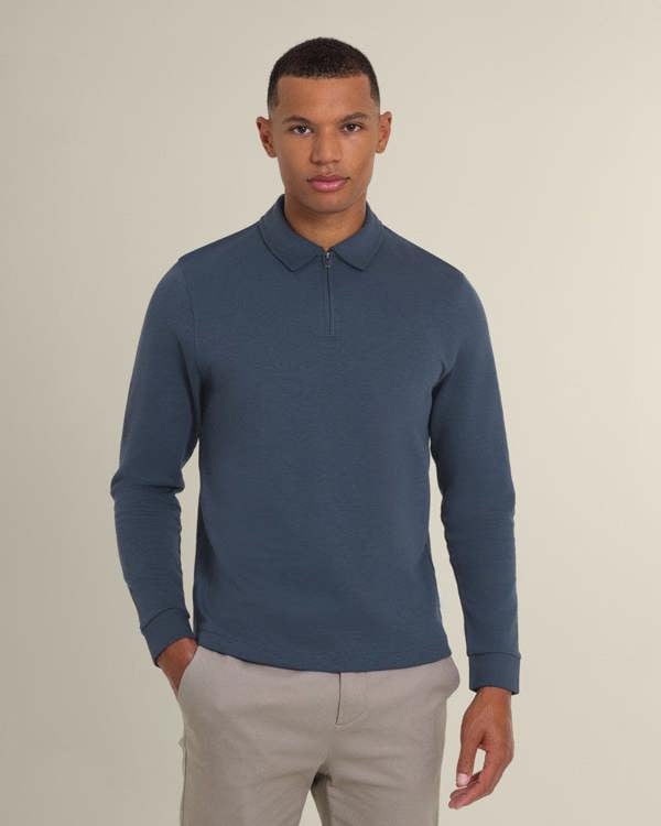 Larsson & Co Vester - Long Sleeve Jersey Polo Shirt