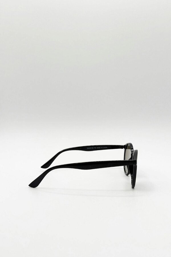 SVNX Classic Preppy Sunglasses with Blue Mirrored Lense