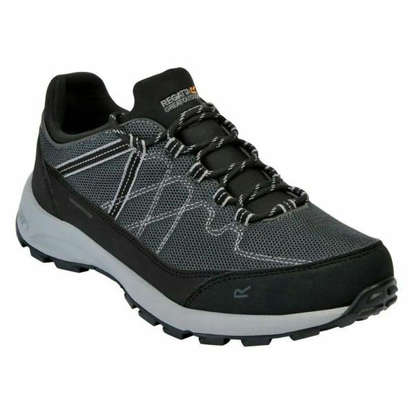 Regatta Mens Samaris Lite Walking Shoes - Black/Dark Steel