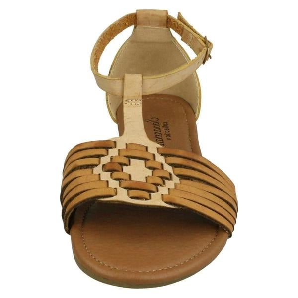 Savannah Ladies Savannah T-Bar Weave Sandals