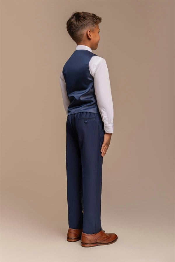 Boys Jefferson Waistcoat With Trouser Back