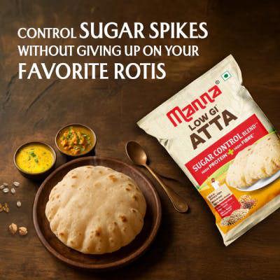 Manna Low GI Atta for Sugar Control 1kg