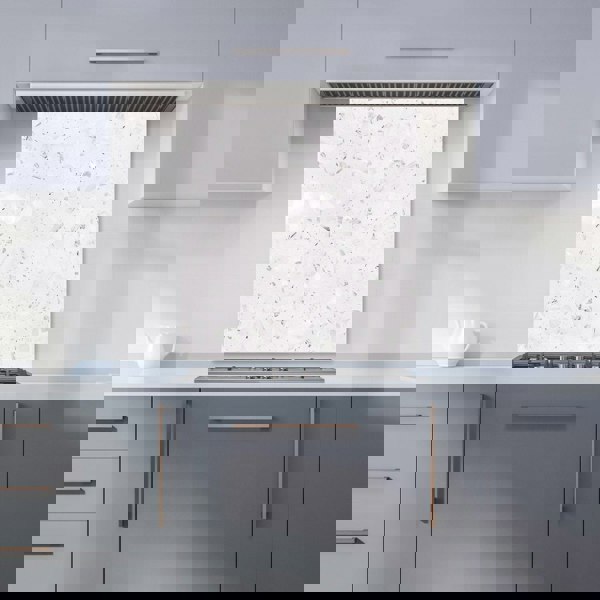 Warren Reed - Designer Icy White Quartz Effect Kitchen Splashback