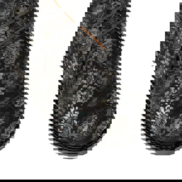 Embassy London Laviva - Black Emboss - Women's round toe wide fitted ankle boot In nubuck leather