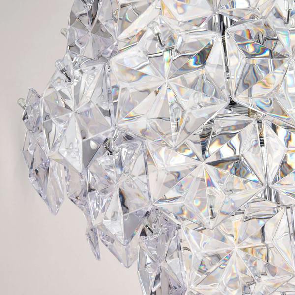 Pagazzi Lighting Rhia 5 Light Clear Pendant
