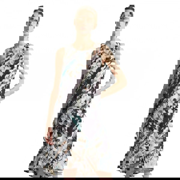 Great Plains Pastel Paint Layered Womens Dress