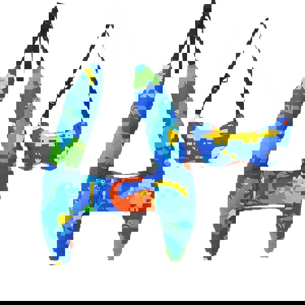 anycoplus Anypillow Car Travel Pillow Blue Dinosaur 1 Set for Kids and Adult Neck Head Support H-Shape Travel Pillow