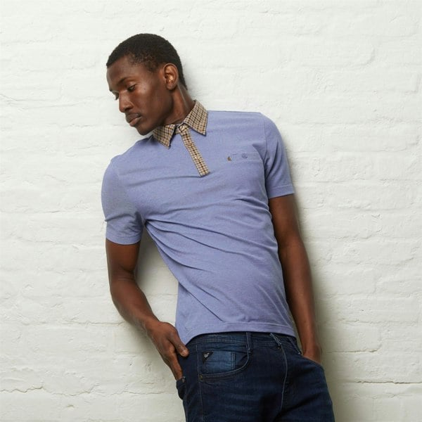 Gabicci V54GX19 Mens Laleham Jersey Polo Shirt Gabicci Vintage - SAPPHIRE