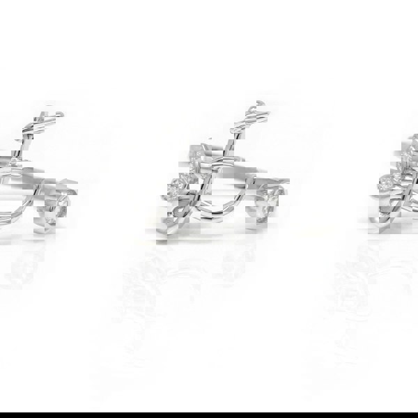 Say It With Adjustable Winged Initial Ring - Sterling Silver