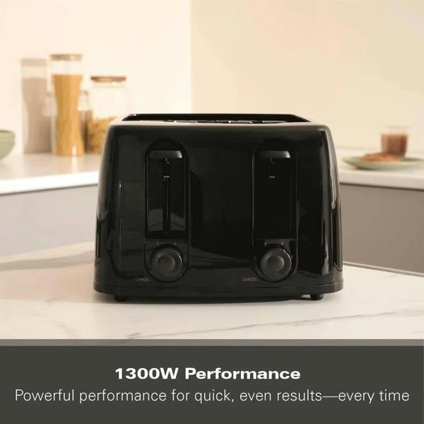 Hamilton Beach Essentials 4 Slice Toaster - Black