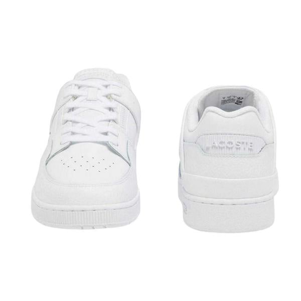 Lacoste Mens Court Cage Leather Trainers - White - 