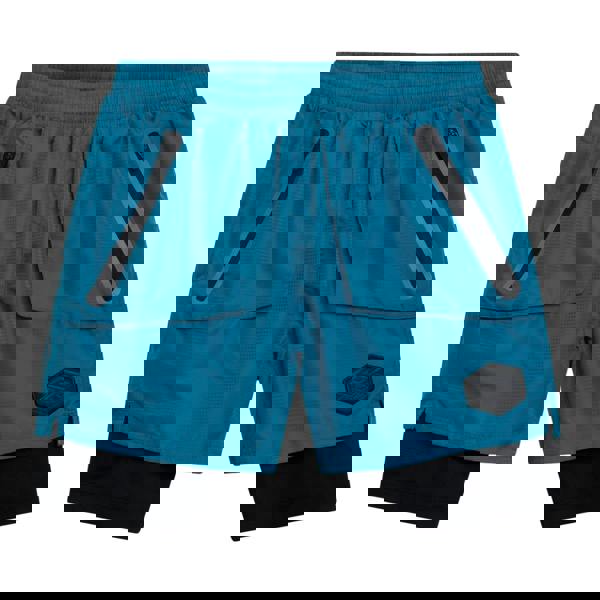 Umbro Mens Pro Training Elite Hybrid Short - Corsair/Black