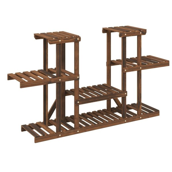 Berkfield Flower Stand 110x25x73 cm Solid Wood Fir
