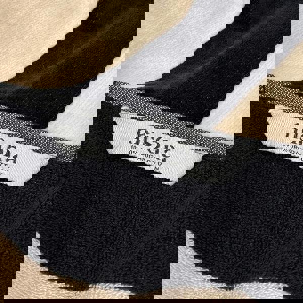 Misona Large Organic Cotton Striped Beach Towel