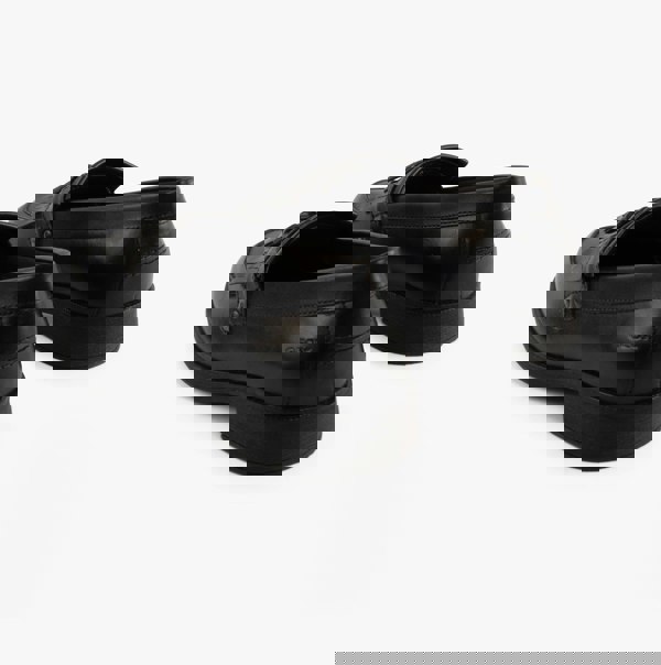 GEOX JR AGATA Girls Moccasin Tassel School Shoes Black