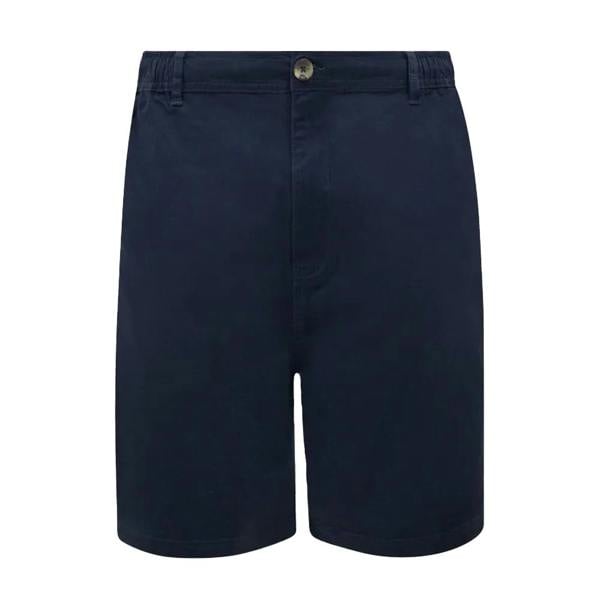 Duke Mens Spencer D555 Stretch Elasticated Waist Kingsize Shorts - Navy - 