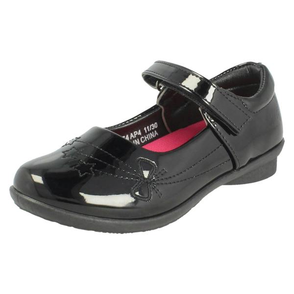 Spot On Girls Spot On Strap Fastening Mary Jane School Shoes H2674