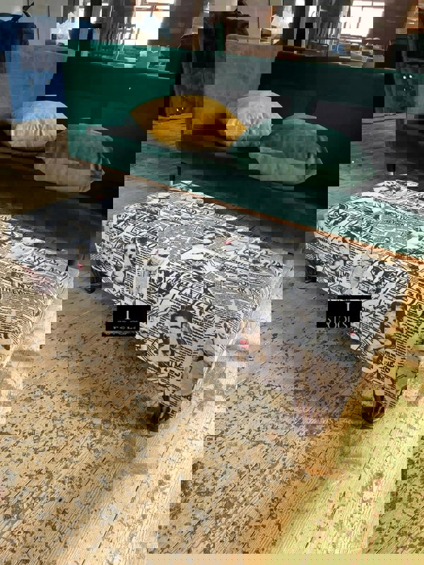 Marilyn Monroe printed fabric Footstool Bench - ISTOOLS