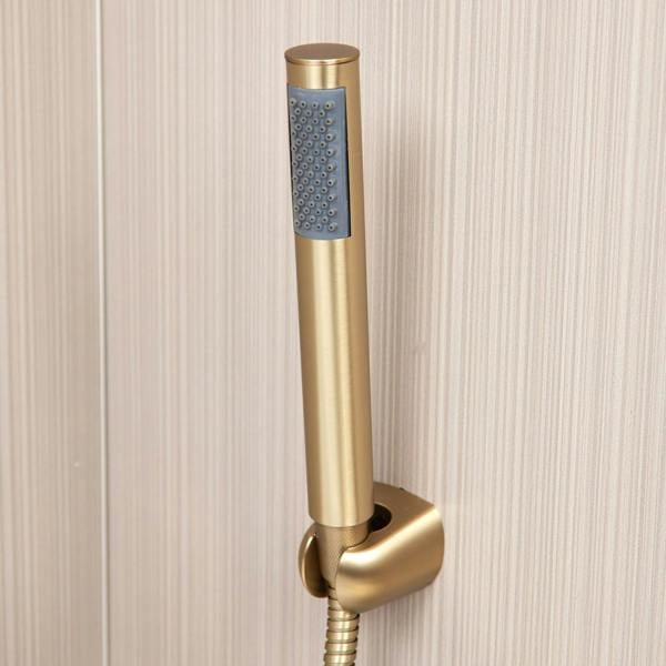 Flode Glan | Bath Shower Mixer | Including Handset and Holder | Brushed Brass