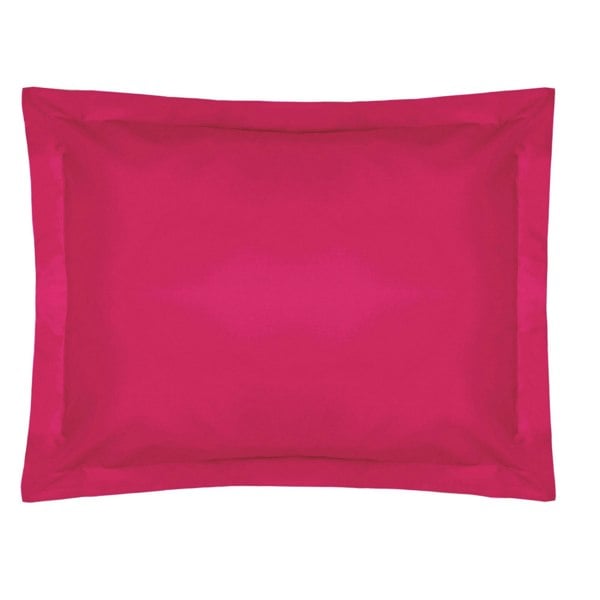 Belledorm Easycare Percale Oxford Pillowcase - Fuchsia