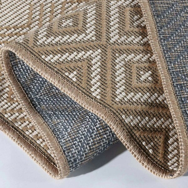 Beige Jute-Look Washable Rugs | Stylish & Easy-Clean