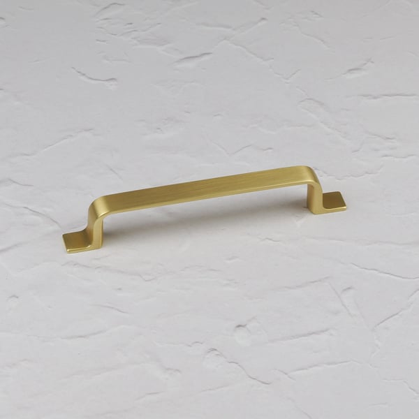 Handle & Home Brushed Brass Strap Handles