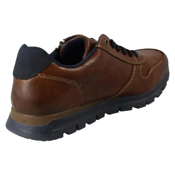 Rieker Mens Rieker Zip Detailed Extra Wide Lace Up Shoes B0513