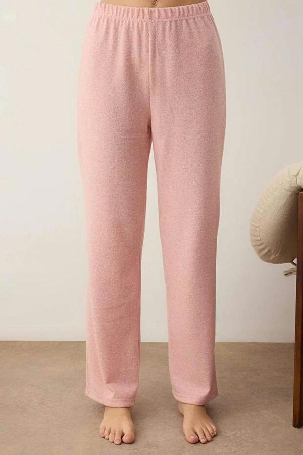WOVCOR 2-Piece Wrap-Around Soft Touch Winter Knitted Pajama Set