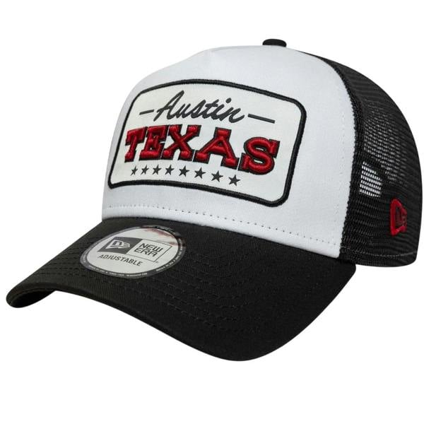 New Era Austin Texas Everyday Trucker Cap - Black/White - 