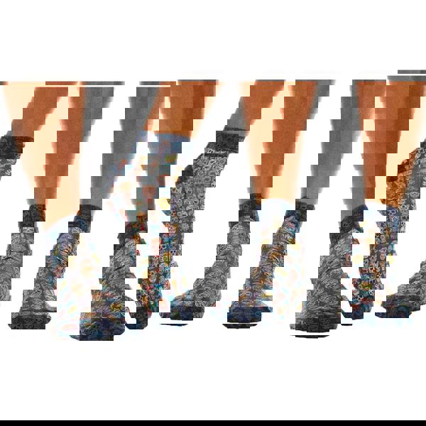 Jemsox Wigglesteps 4-Pack Art Sneaker Socks | Street Style Meets Art Culture