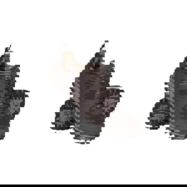 Mountain Warehouse Mens Mcleod Outdoor Wide Walking Shoes - Dark Brown - 