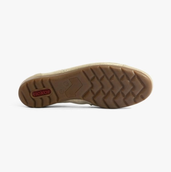 Rieker L9353-62 Womens Shoes - Beige