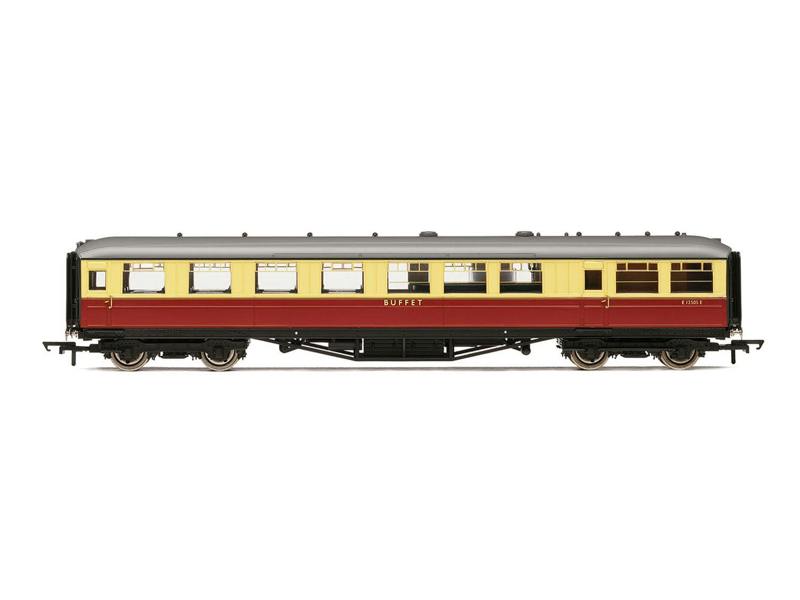 Hornby Gresley Corridor Buffet Coach BR Crimson/Cream E12505E