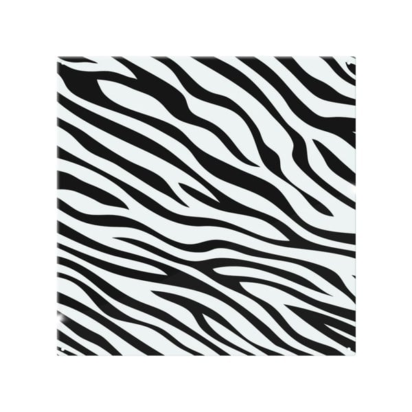 Benjamin Tate Design Print Of Zebra Stripes Splash Back