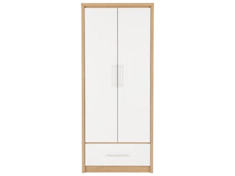 Seconique Seville 2 Door 1 Drawer Double Wardrobe