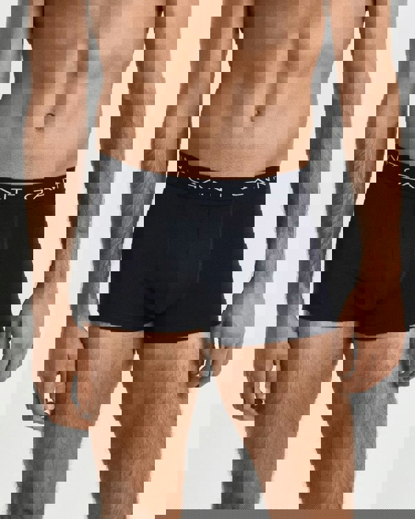 GANT Mens Slim Fit Stretch Cotton Jersey Trunks 5-Pack - 5 Black