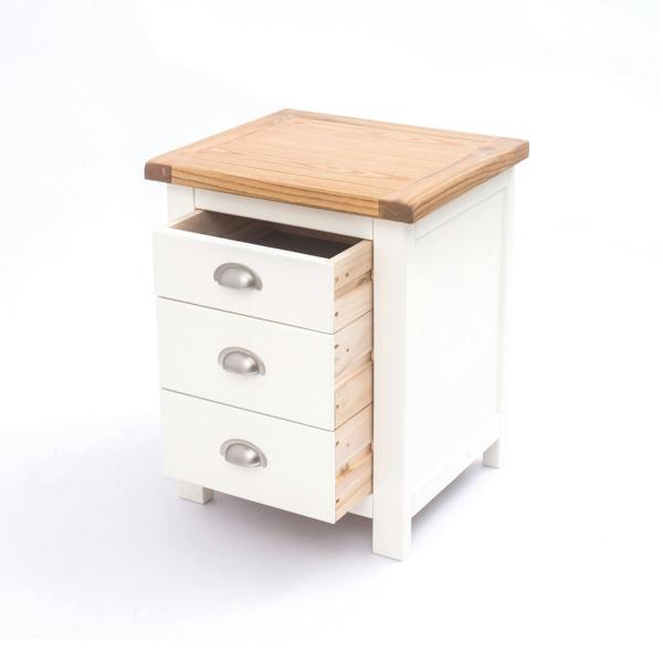 Cabinet Bits Lovere 3 Drawer Bedside Table