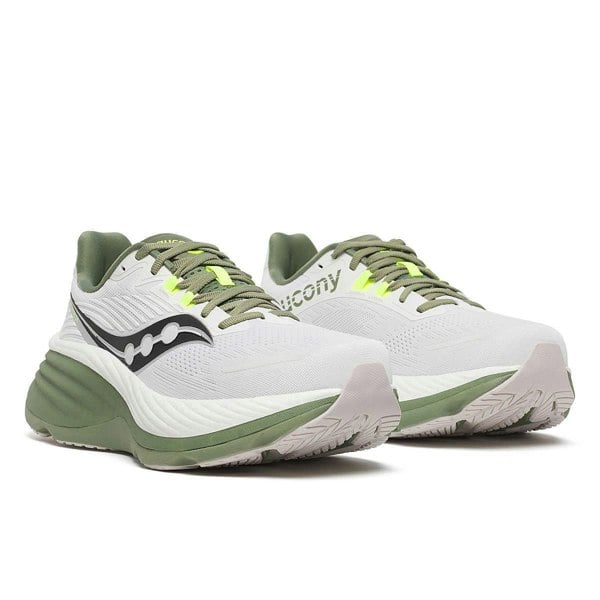 Saucony - S20933-136 Men's Hurricane 24 - White/Olivine