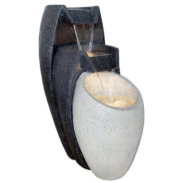 Tranquillity Water Features 3 Flowing Vases Contemporary Water Feature