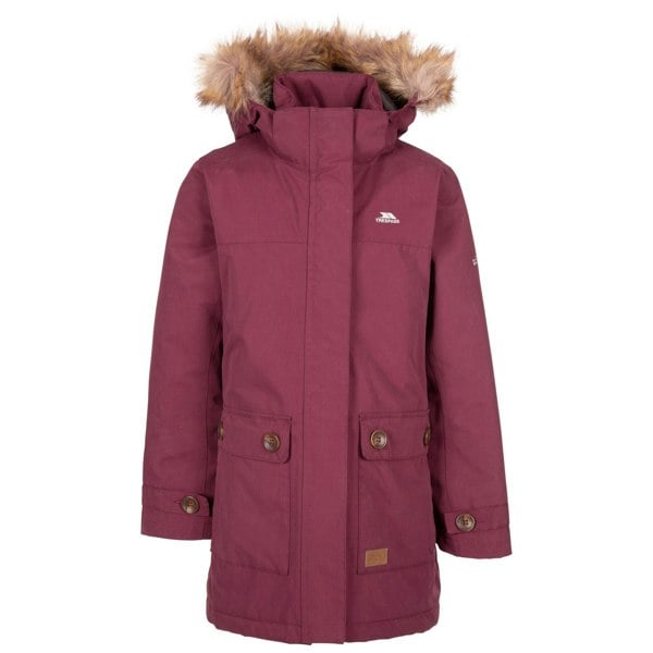 Trespass Girls Rhoda Waterproof Jacket - Fig