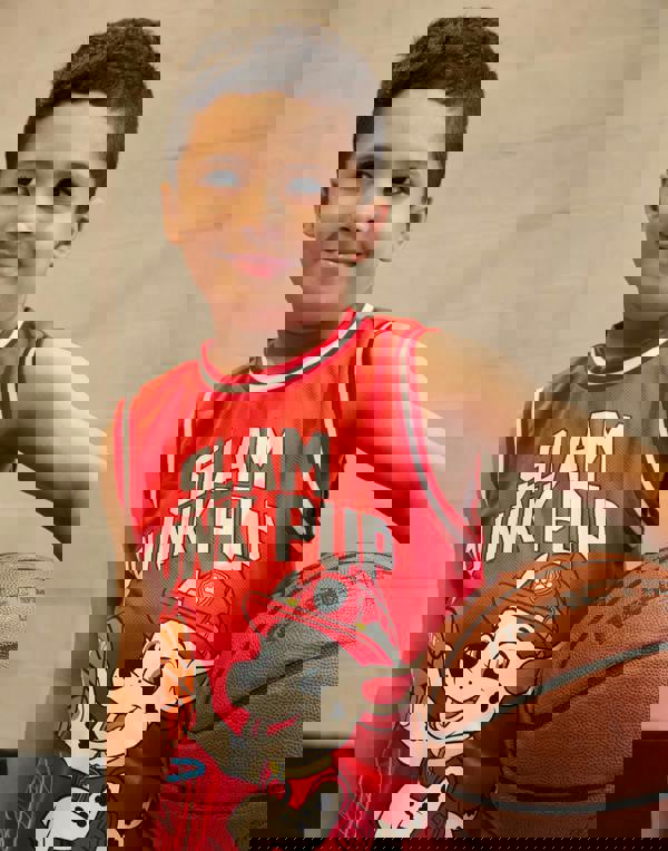 Paw Patrol Boys Red Marshall 2 Piece Basketball Set