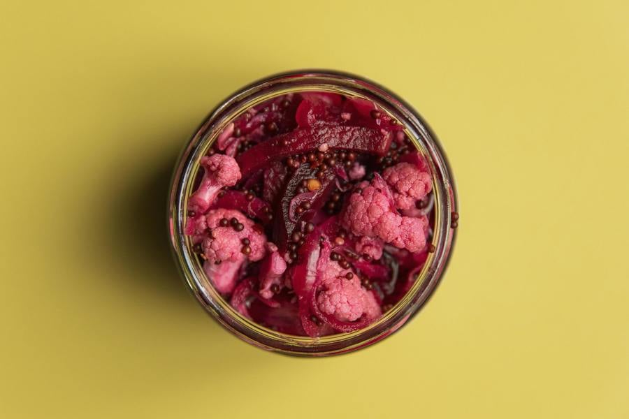 Wild Root Pickled Pink Cauliflower