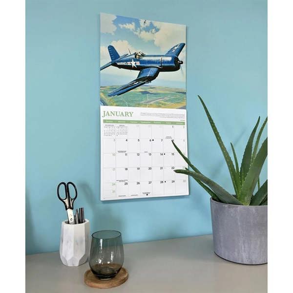 Classic Aircraft WWII Calendar 2027, Wall Calendars, Month To View, History & Literature, Gift