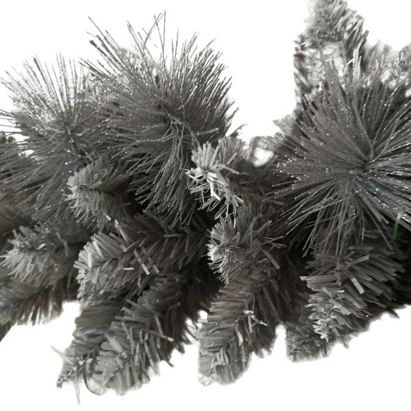 Samuel Alexander Premier 6ft (1.8m) Christmas Silver Garland With Some Glitter Tips