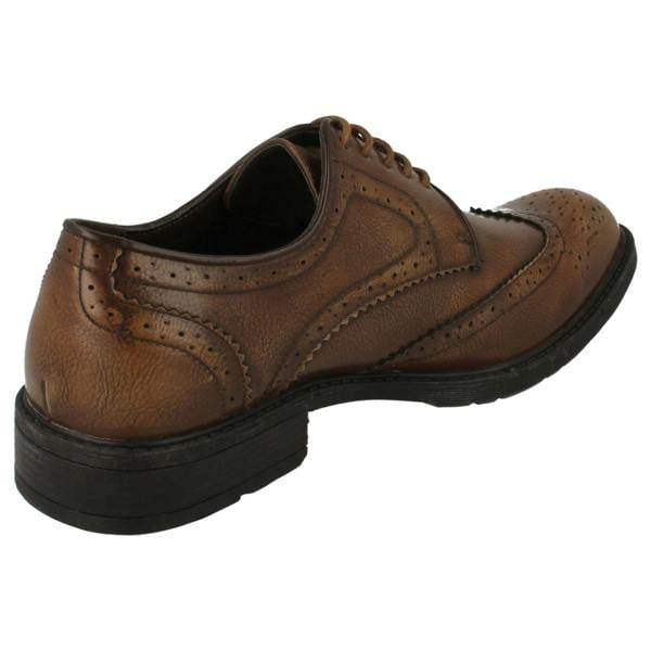 Maverick Mens Maverick Low Heel Brogue Lace Up Shoes